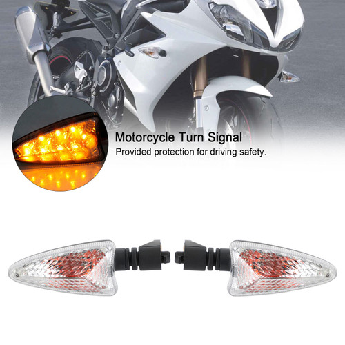 Motorcycle Turn Signal Fit for Triumph Daytona 675 2009-2018 Speed Triple 1050 2010-2018 Tiger 800 2011-2018 Clear