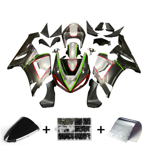 Kawasaki ZX6R 636 2005-2006 Amotopart Fairing Kit Generic #103