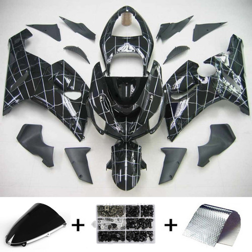Kawasaki ZX6R 636 2005-2006 Amotopart Fairing Kit Generic #124