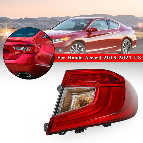Right Side Tail Light Rear Lamp Outer 33500TVAA01 For Honda Accord 2018-2021 US