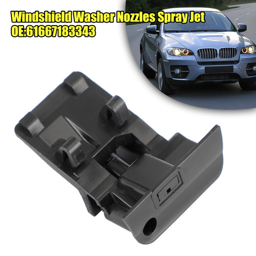Windshield Washer Nozzles Spray Jet for BMW X1 E84 X6 E71 Left Right 61667183343