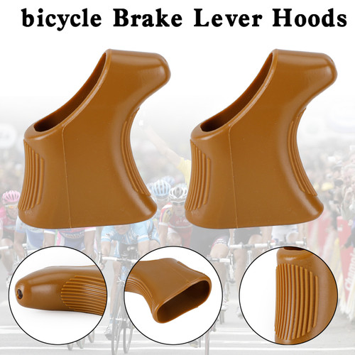 One Pair of Shield Brake Lever Hoods For Super record Brown