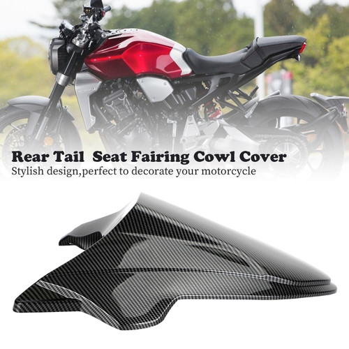 Rear Tail Seat Fairing Cowl Cover for Honda CB650R CBR650R 2021-2022 Carbon