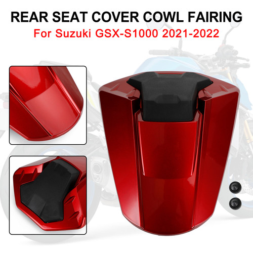 21-24 Suzuki GSXS 1000 GSX-S1000 Rear Seat Cover Cowl Fairing  Red