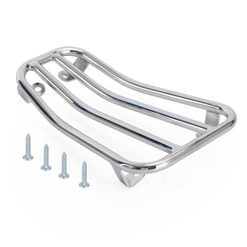 Floor Board Rack Carrier Mount Chrome For Vespa Primavera Sprint 50 125 150