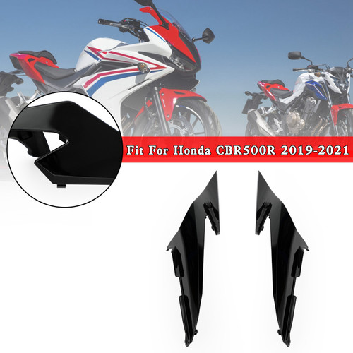Rear Upper Tail Side Cover Fairing Cowl For Honda CBR500R 2019-2021 Black
