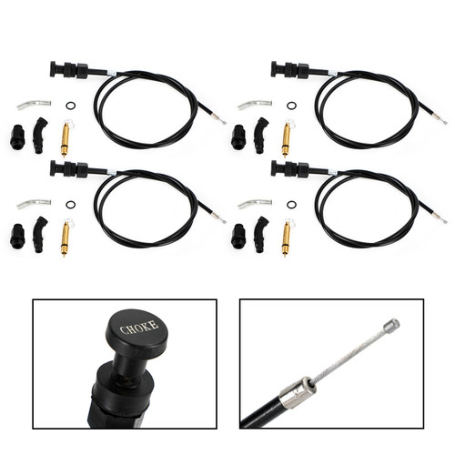 4x Carburetor Choke Cable Plunger Kit fit for Honda Rancher TRX350 FM TM 00-06