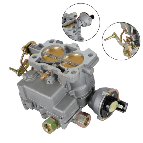 Carburetor Carb fit for Marine Mercruiser 2 Barrel 3.0L 2 CYL with a Long Linkage