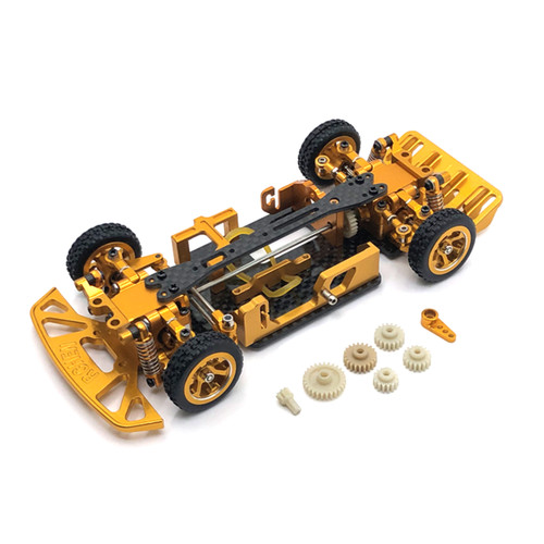 Metal Assemble Car Frame For Wltoys 284131 K969 K979 K989 K999 1/28 RC Car Gold