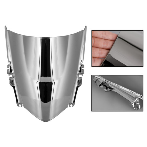 ABS Motorcycle Windshield WindScreen fit for HONDA CBR500R 2013-2015 Chrome