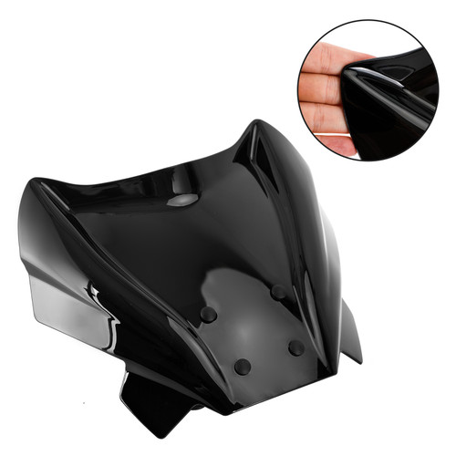 ABS Motorcycle Windshield WindScreen fit for Yamaha MT-09 / MT-09 SP 2021-2022 Black