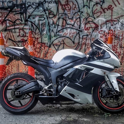 Kawasaki ZX6R 636 2007-2008 Amotopart Fairing Kit Generic #105