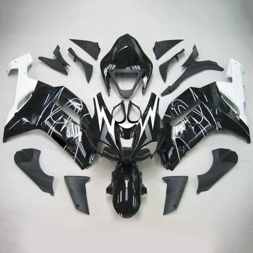 Kawasaki ZX6R 636 2007-2008 Amotopart Fairing Kit Generic #109