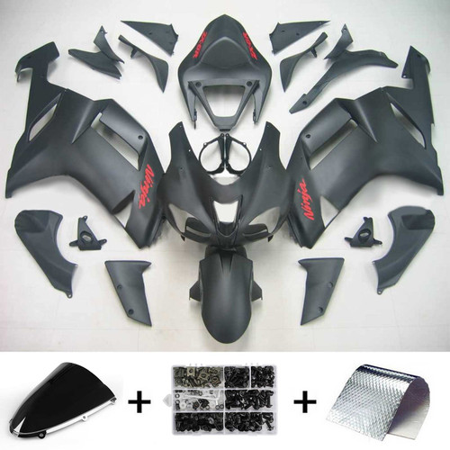 Kawasaki ZX6R 636 2007-2008 Amotopart Fairing Kit Generic #116