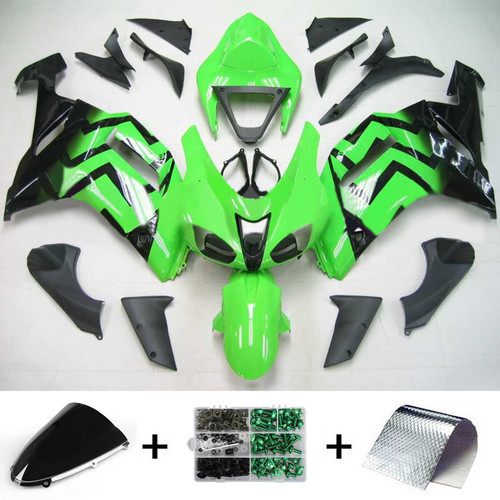 Kawasaki ZX6R 636 2007-2008 Amotopart Fairing Kit Generic #137