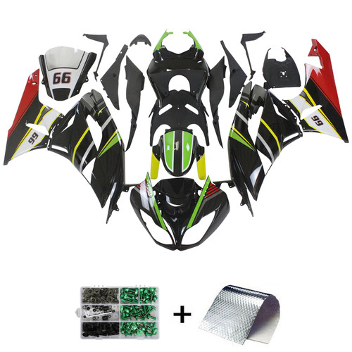 Kawasaki ZX6R 636 2009-2012 Amotopart Fairing Kit Generic #102
