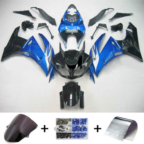 Kawasaki ZX6R 636 2009-2012 Amotopart Fairing Kit Generic #106