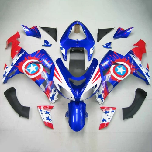 Kawasaki ZX10R 2006-2007 Amotopart Fairing Kit Generic #116