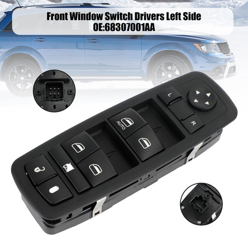 Front Window Switch Drivers Left Side 68307001AA for Dodge Journey 2017-2019 Front Window Switch Drivers Left Side 68307001AA for Dodge Journey 2017-2019