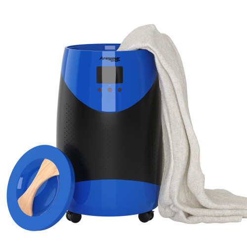 5.3gal Luxury Bucket Style Large Towel Warmer Rapid Heat-UP Auto Shut Off Blue