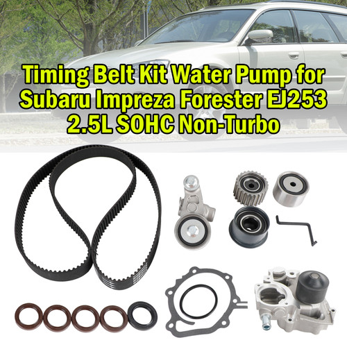 Timing Belt Kit Water Pump for Subaru Impreza Forester EJ253 2.5L SOHC Non-Turbo