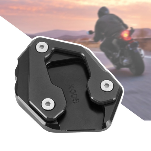 Kickstand Enlarge Plate Pad fit for Yamaha MT-09 MT 09 2021-2022 Black