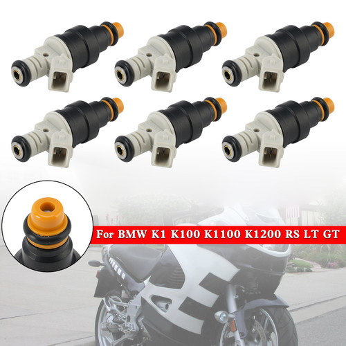 6PCS Motorcycle Fuel Injector 0280150705 For BMW K1 K100 K1100 K1200 RS LT GT