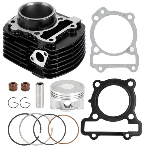 Complete Cylinder Barrel Piston Gasket Kit For Yamaha FZ-16 FZ16 2015-2018