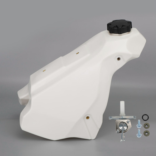 3.6 Gal Large Capacity Gas FUEL Tank White For Honda CR 500R CR500R 1989-2001