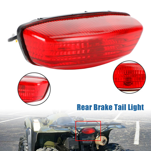 Rear Brake Tail Light Red Lens For Suzuki LTF 250 Ozark LT-Z250 LTZ 400 Z LT-F
