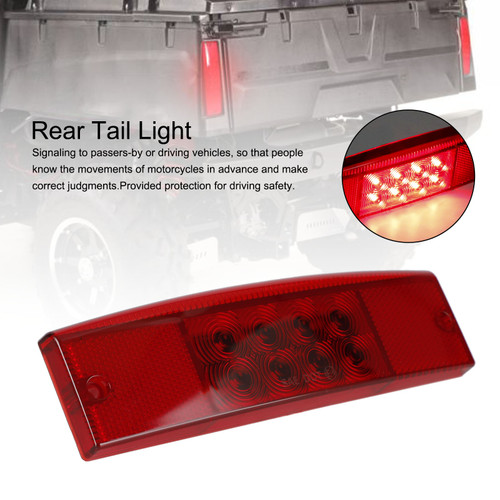 UTV Rear Tail Light 2411450 For Polaris Ranger 400 500 570 800 2011-2017 Red