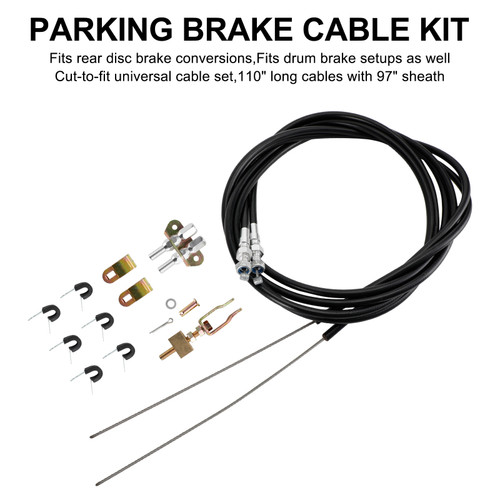 CPP Universal Rear Parking Brake Emergency E-Brake Cable Fit Wilwood 330-9371