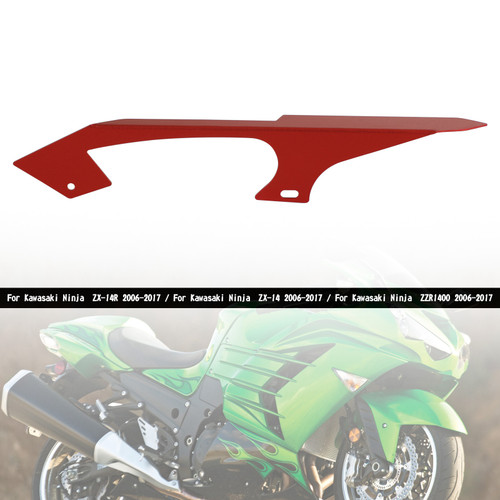 Sprocket Chain Guard Cover For Kawasaki Ninja ZZR1400 ZX14 ZX14R 2006-2017 Red