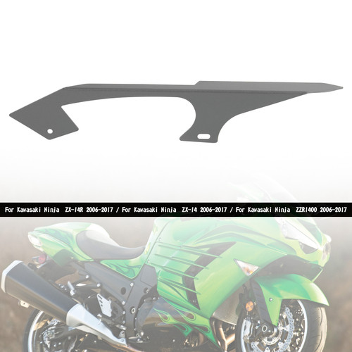 Sprocket Chain Guard Cover For Kawasaki Ninja ZZR1400 ZX14 ZX14R 2006-2017 TI