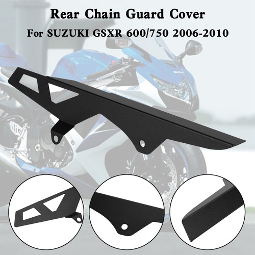 Sprocket Chain Guard Protector Cover For SUZUKI GSXR 600/750 2006-2010 Black