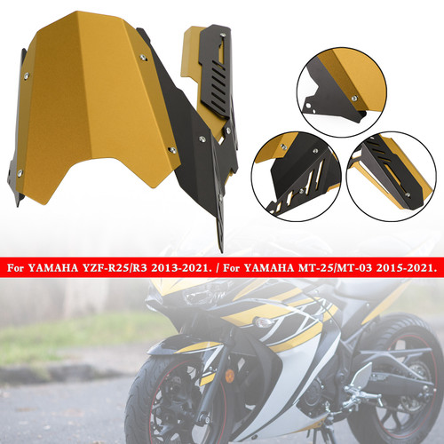 Rear Sprocket Chain Guard Cover For YAMAHA YZF R25 R3 MT-25 MT-03 13-21 Gold