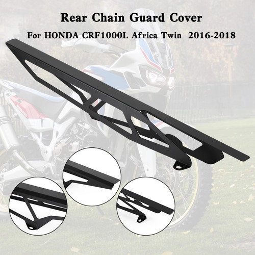 Sprocket Chain Guard Cover For HONDA CRF1000L Africa Twin 2016-2018 Black