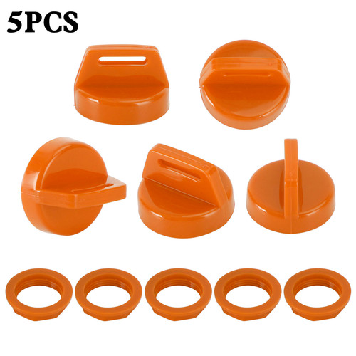 5pcs Key Switch Cover Orange For Polaris Ranger 400 500 570 800 900 1000 5433534