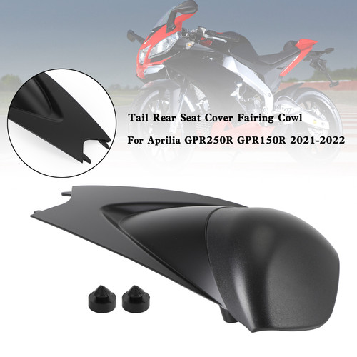 Aprilia GPR250R GPR150R 2021-2022 Tail Rear Seat Cover Fairing Cowl MBLK