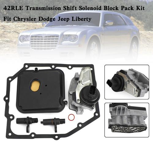 42RLE 05-11 Chrysler 300 V6 2.7L 3.5L Transmission Shift Solenoid Block Pack Kit Generic