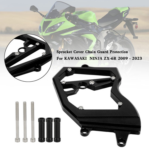 Front Sprocket Cover Chain Guard KAWASAKI Ninja ZX-6R ZX6R 2009