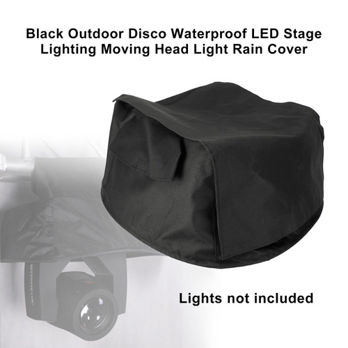 Black Outdoor Disco Waterproof LED Stage Lighting Moving Head Light Rain Cover