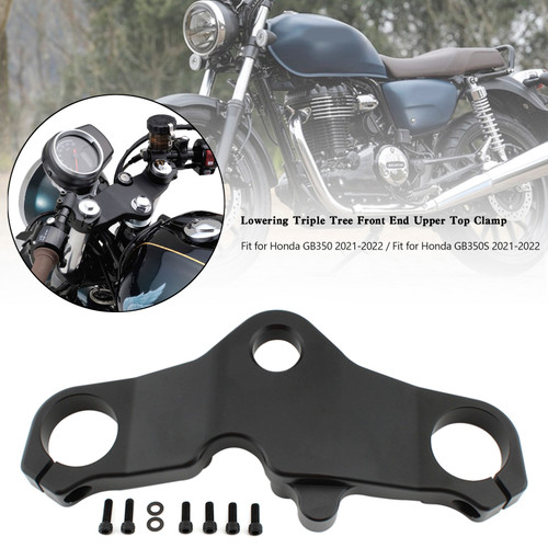 Lowering Triple Tree Front End Upper Top Clamp For Honda GB350