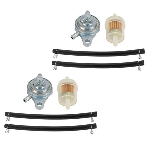 2 Fuel Tap Vacuum Suction Petrol Filter Hose For Suzuki Katana 50