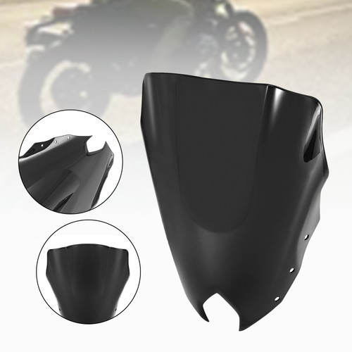 ABS Motorcycle Windshield WindScreen fit for Yamaha FZ6R FZ-6R FZS600 2009-2015 BLK