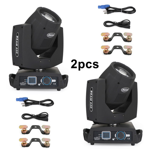 2PC 230W 7R Zoom Moving Head Beam Sharpy Light 8 Prism Strobe DMX 16Ch Party For United States 2PC 230W 7R Zoom Moving Head Beam Sharpy Light 8 Prism Strobe DMX 16Ch Party For United States