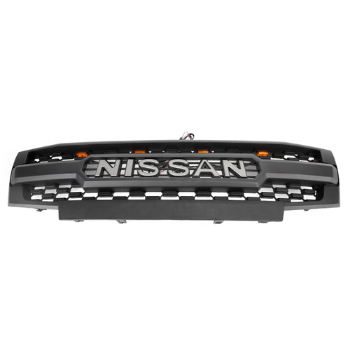 09-19 Nissan Frontier Front Bumper Grille Grill W/ Led Lights