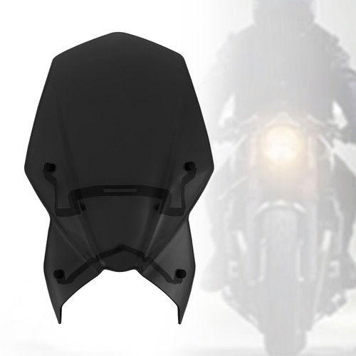 ABS Motorcycle Windshield WindScreen fit for Suzuki GSX-S 1000 2021-2022 Black