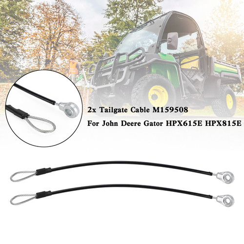 2x Tailgate Cable M159508 For John Deere Gator HPX615E HPX815E