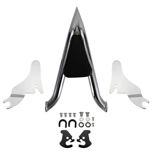 22" Detachable Passenger Backrest for Touring Road King / Road Glide